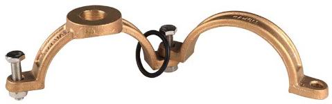 Bronze Saddles for HDPE Pipe/PVC Pipe