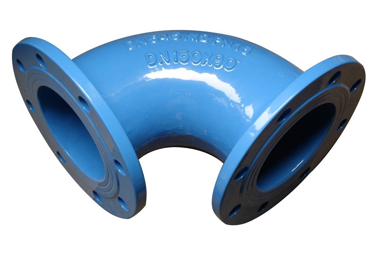 Europe style for Butterfly Valve Without Pin -
 Double Flange Bend 90° – Kingnor