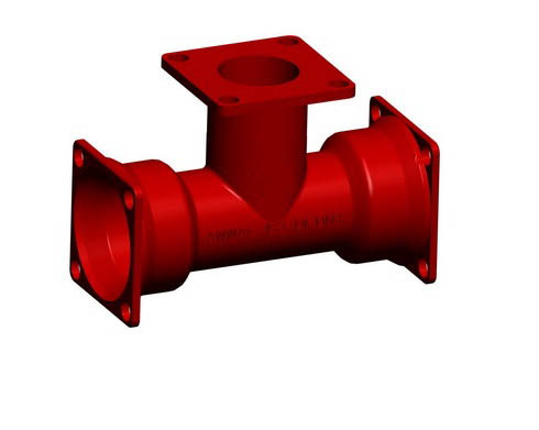 China Cheap price 1-Pc Ball Valve With Butterfly -
 MJxFlange Tee – Kingnor