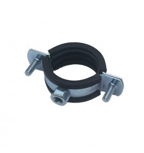 PriceList for Sanitary Stainlss Steel Fittings -
 Pipe Clamp With M8 Nut & Rubber – Kingnor