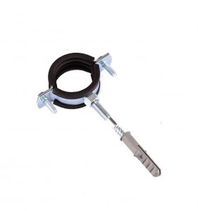 Free sample for Dairy Butterfly Valve - Pipe Clamp With Rubber & Bolt & Plug – Kingnor