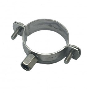 Cheap price Ansi Standard Hexagon Bolt -
 Stainless Steel Pipe Clamp Without Rubber – Kingnor
