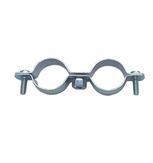 Twin Pipe Clamp Without Rubber