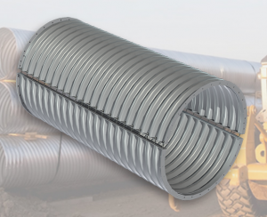 Two Plates Assembly Corrugated Steel Pipe Culvert