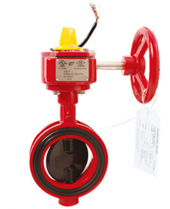 Wafer Butterfly Valve with Signal Gearbox