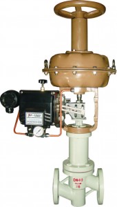 ZJHP-F46 pneumatický regulační ventil s fluorovou vložkou