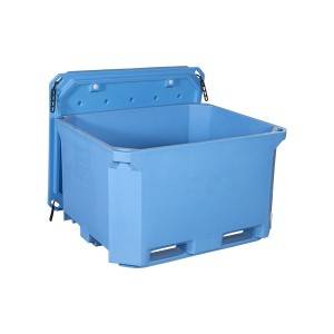 660L FDA Materials LLDPE Insulated Fishing Boxes to Keep Fish Fresh