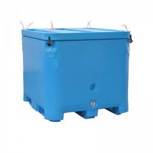 OEM Manufacturer Ice Chest - Heavy 800L insulated container,ice box for production processing and transportation – Wanma Rotomold