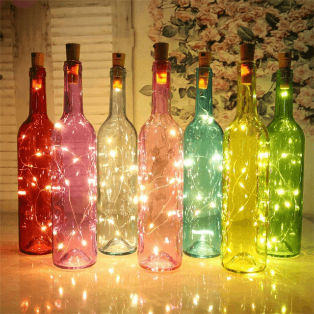 China Mini Led Light Bottle Lights Diwali Decorations Cork Wishing Bottle Lights For Festival Decoration Manufacturers And Suppliers Wan Xuan