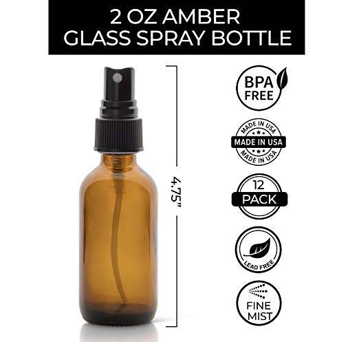 12 oz glass spray bottle