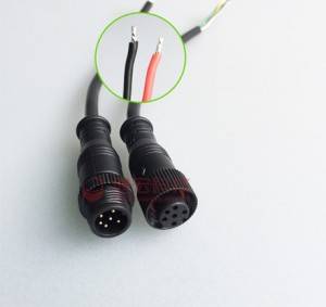 6P waterproof plug M12 waterproof male and female plug