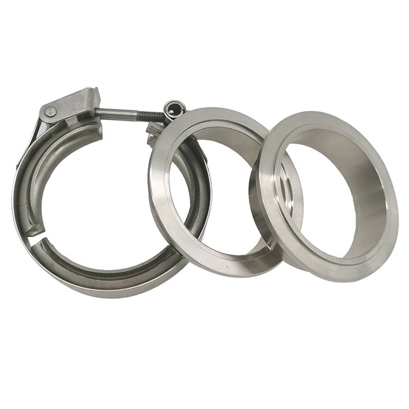 Good Quality Car Exhaust Tip - Best Price for 3″ Car V-Band Clamp Flange Kit Exhaust Pipe Quick Release Clamp – Woodoo