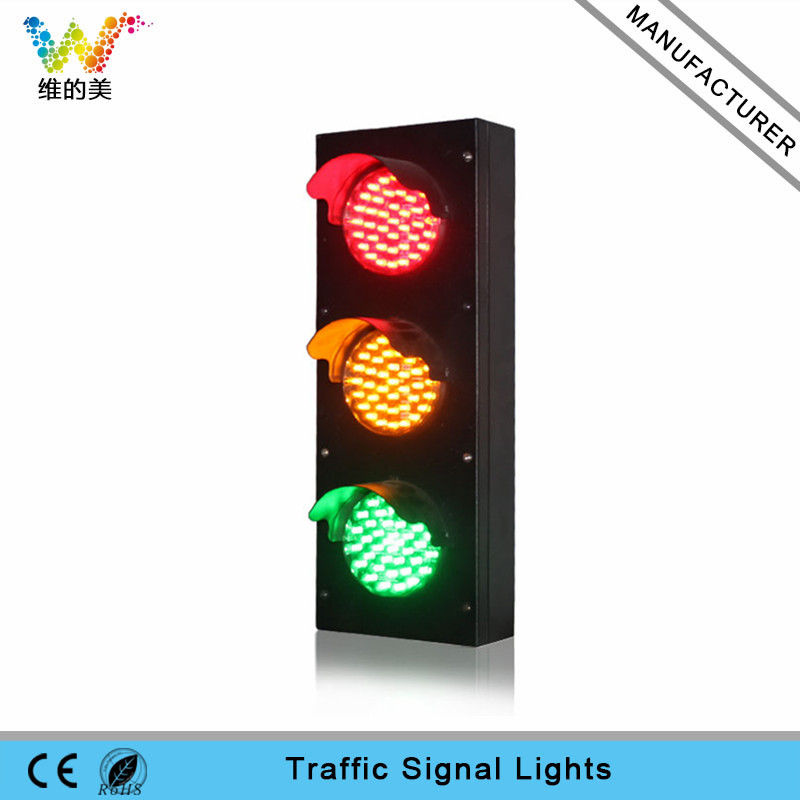 Customzied mini 85mm traffic signal light for school teaching