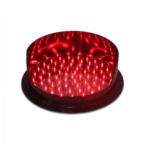 DC12V 300mm customized red traffic signal light replacement with visor