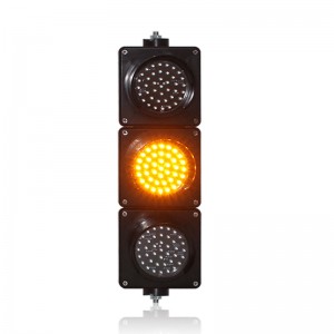 hot selling PC housing 100mm red yellow green LED traffic signal light for school education