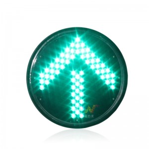 factory direct price 300mm green arrow LED traffic signal light with Fresnel lens