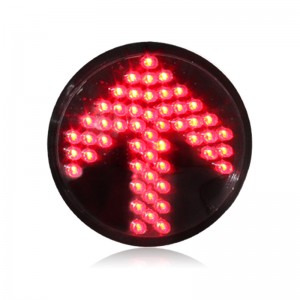 10 years factory customized 200mm 8 inch red arrow light module with Fresnel lens traffic light module