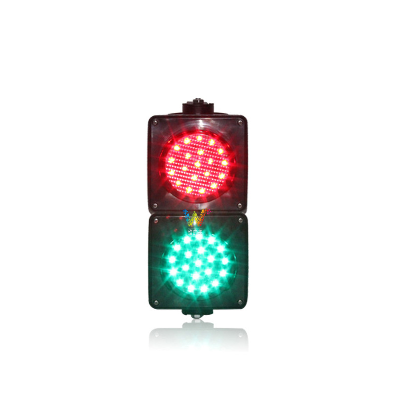 Warehouse guide signal light customized 100mm PC housing red green traffic signal light in poland