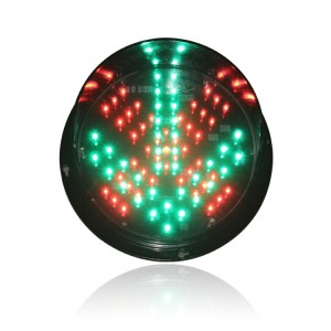 New design DC12V traffic signal light module 200mm red cross green arrow traffic light replacement in Dubai