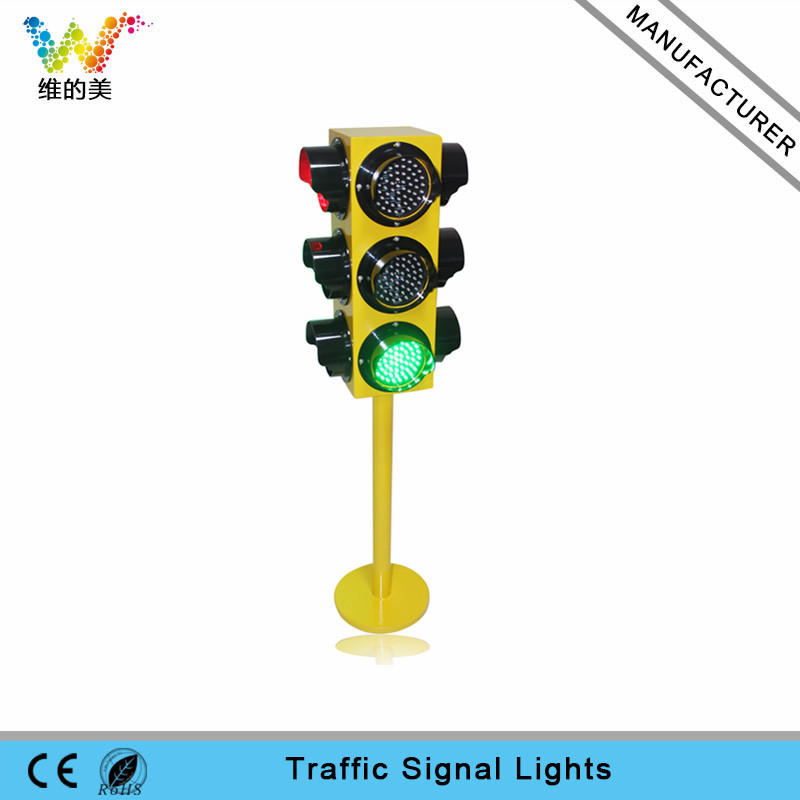 4 aspects 125mm portable mini teaching LED traffic signal light