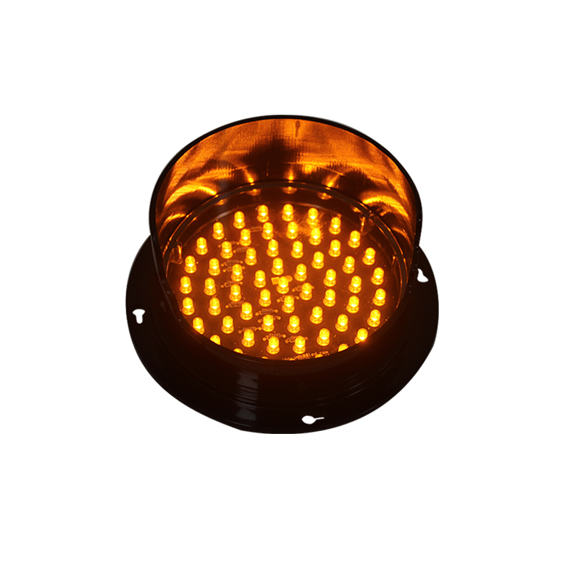 Mini 125 mm yellow LED traffic signal light module LED arrow board flasher