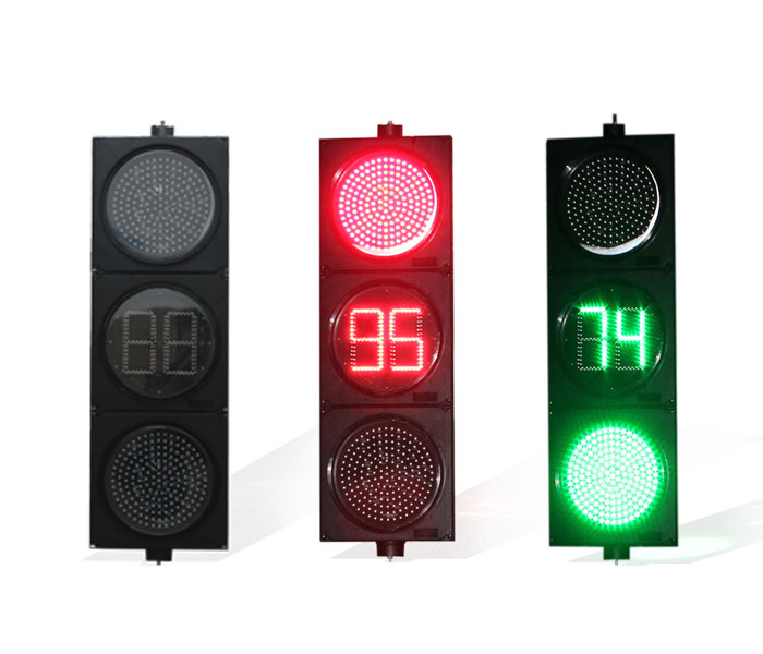 The installation method of Countdown timer traffic light