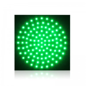 square design 300mm traffic signal light PCB board with green LED