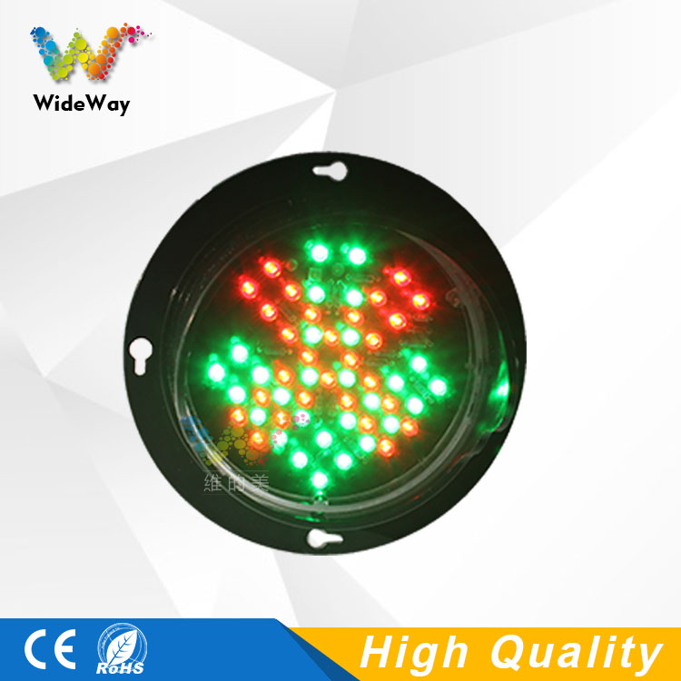 DC12V customized pattern 100mm 4 inch LED lamp mini red cross green arrow traffic light module in philippines