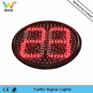 400mm traffic signal light lamp LED countdown timer