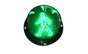 high quality customized 125mm green pedestrian light LED traffic lamp module