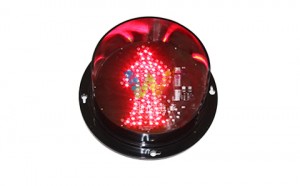 WDM factory customized 125mm red pedestrian light traffic signal module