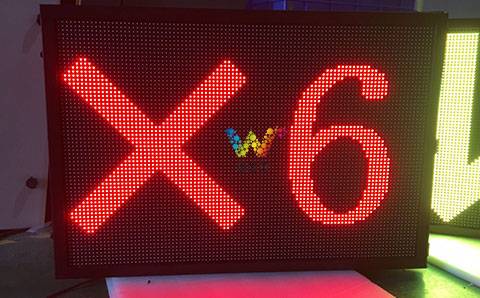 Lane led display screen with countdown function