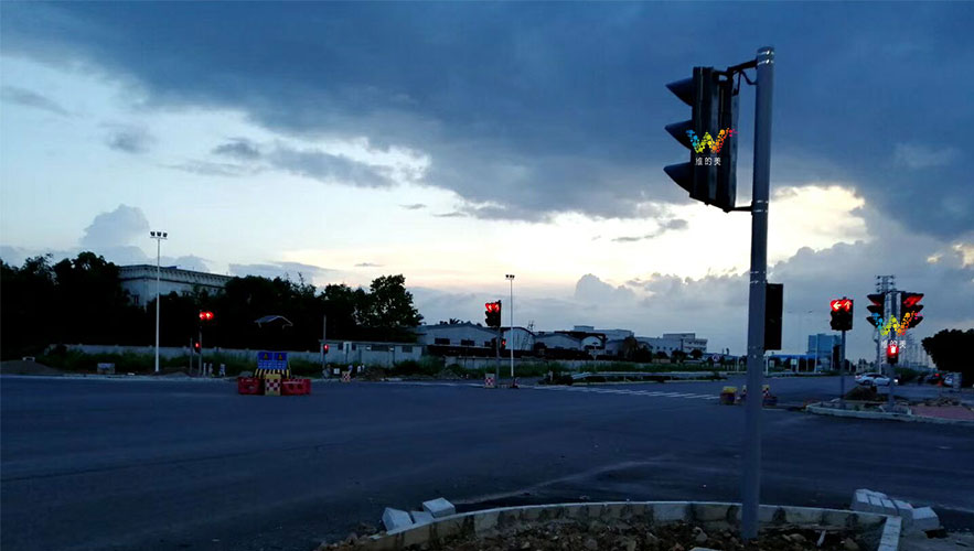 Zhongshan Heng 2 line traffic signal light debugging completed