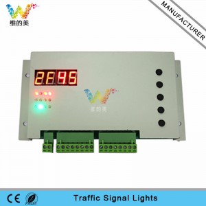 New design one intersection DC12V controller card for portable solar traffic signal light
