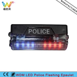 WDM LED Flashing Epaulet Police Duty Light