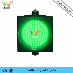 New design road safety 300mm green LED light traffic signal light