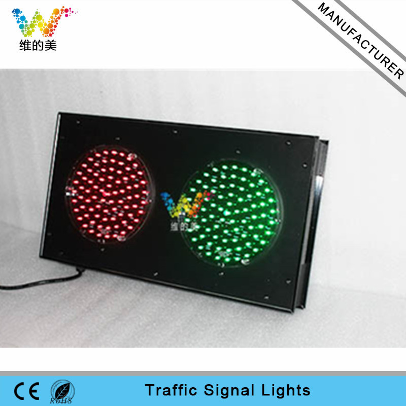 Shenzhen Factory customized 200mm industrial guide red green traffi signal light