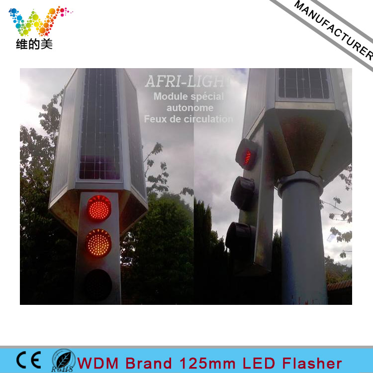5 inch 125mm Red Yellow Green Traffic LED Road Junction Flasher
