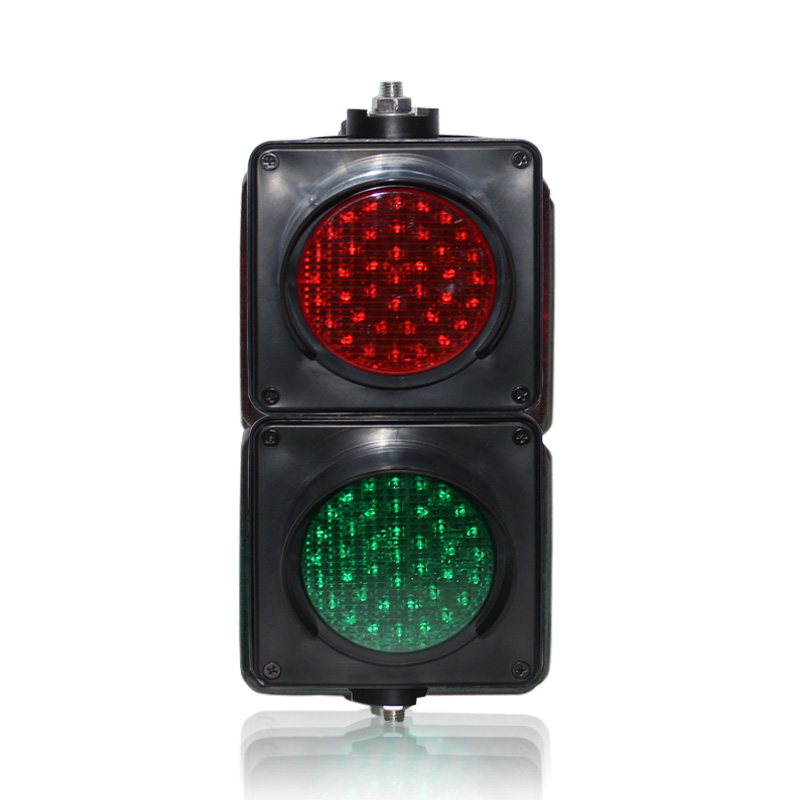 100mm colored lens LED traffic signal light red green LED traffic light on sale