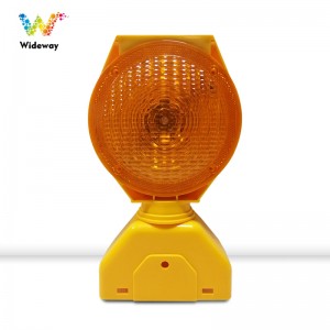 New deisgn Factory price high brightness LED Solar Powered yellow Traffic Barricade Warning light led traffic light