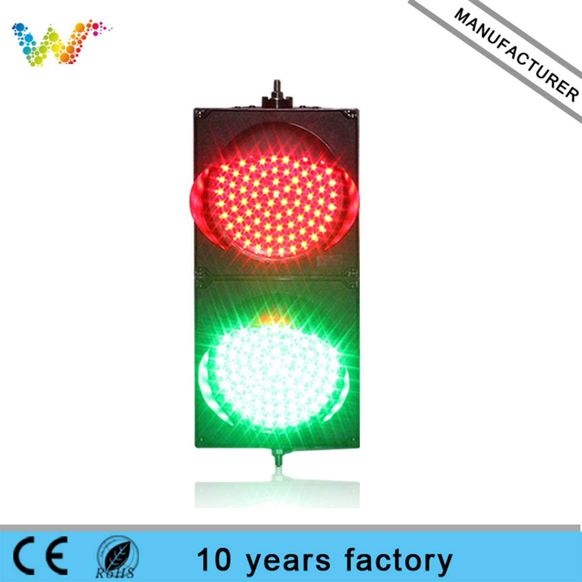 New design hot selling AC85-265V 200mm red yellow green PC LED traffic signal light for sale