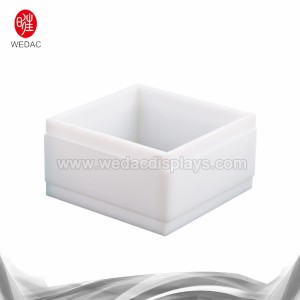 White acrylic display box