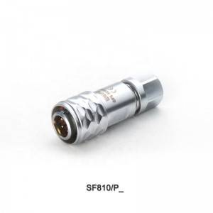 Weipu SF810/P SF8 series metal multi pin quick wire connector plug