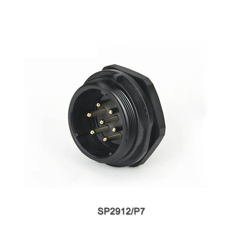 SP2912/P 7/8/9/10/10B/12 pin IP68 500V 400V Screw connector electrical Featured Image