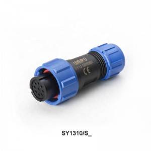 Weipu SY1310/S IP67 waterproof PC 2 3 4 5 6 7 9 pins fast coupling circular cable connector female plug