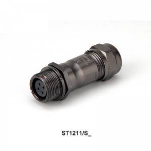 Weipu connector ST1211/S multi pin IP67 wanterproof electric female connectors for extending cable