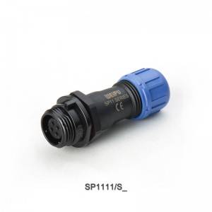 Weipu IP68 waterproof circular In-line female cable connector SP1111/S