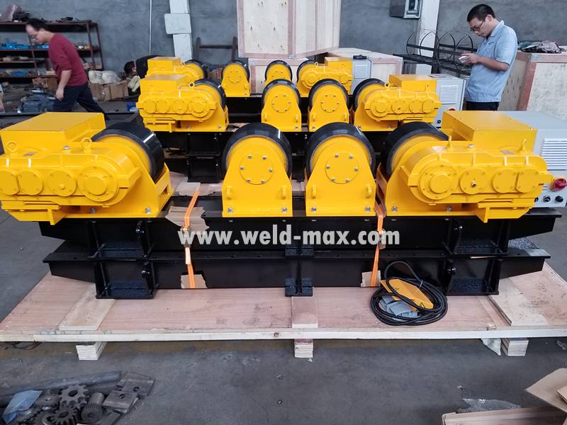 Old customers continue to place orders-20Ton Turning Rolls ship to United States