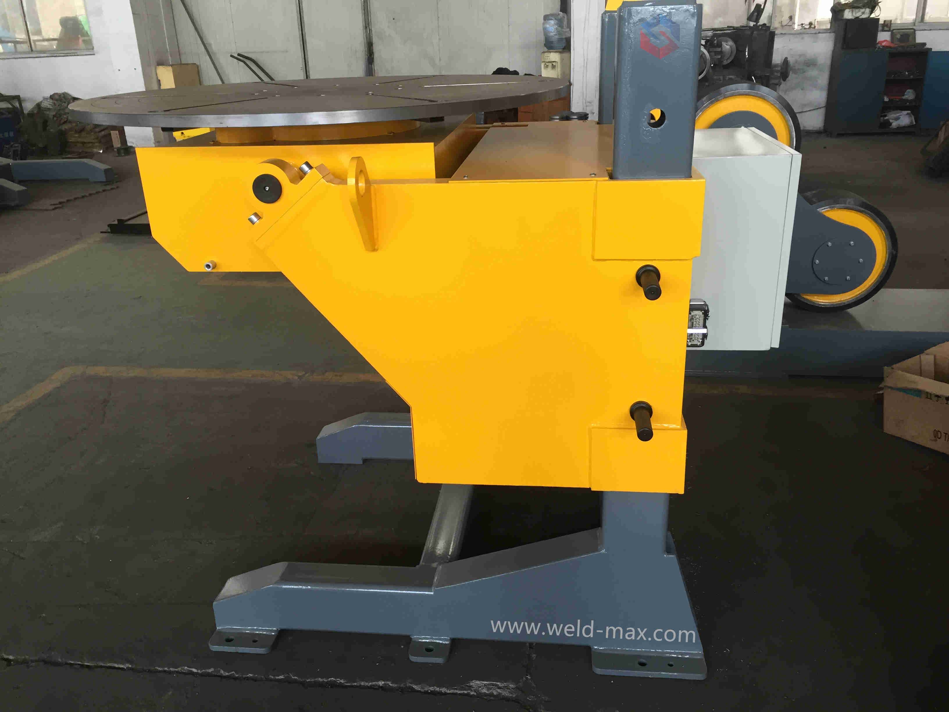 China Supplier 2×2 Automatic Welding Manipulator - EHBJ-50 Auto Ppie  Longitudinal  Turntable Welding Positioner With max Ф1500mm Turning Distance – Sanlian
