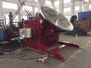 HBJ-30  Fixed Welding Positioner With Horizontal Turning Table And 5 JAWS Chuck